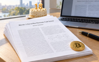 18 years of the bitcoin whitepaper. Satoshi wanted money without intermediaries